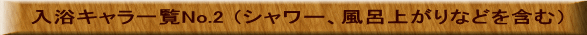 LꗗNo.2 iV[ACオȂǂ܂ށj@